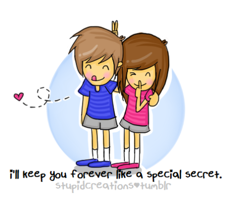 &#8220;I&#8217;ll keep you forever like a special secret&#8221;.
lol, i don&#8217;t know, experimented with my paint tool program &amp; it turned out like this :o
I kinda like it though. Inspired by the song &#8220;Like i always do&#8221; - Drew. :3