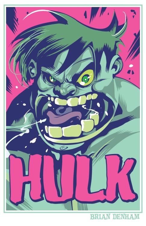 Hulk!  - by Brian Denham
(via:comicbooks)