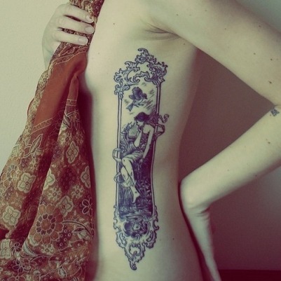i love art nouveau tattoos so