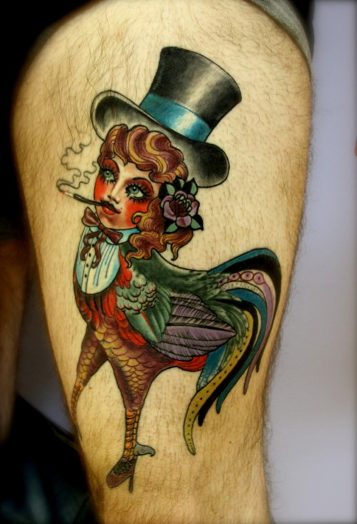 Tattoo by Eva Huber done at the Miami Tattoo Convention 2010