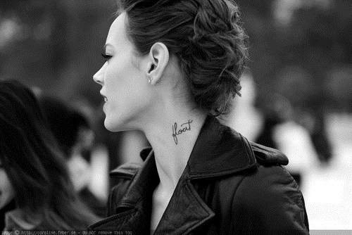 It's Freja Beha Erichsen. ♥. I want a Float tattoo also. :(