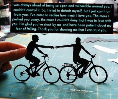 quotes about trust.  #bicycles #love #love quotes #patient #trust / Via: ayuliyana
