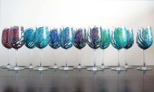 Each set of glasses will match your individual wedding colors