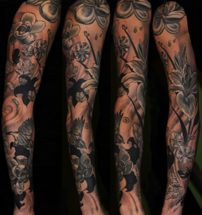 black sleeve tattoo pictures