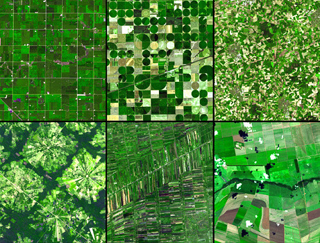 satellite views of agriculture