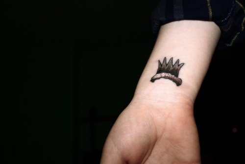 My second tattoo—Max's crown from Where the Wild Things Are, about 5 hours 