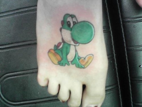 This is the first tattoo I got. I&#8217;m a video game nerd