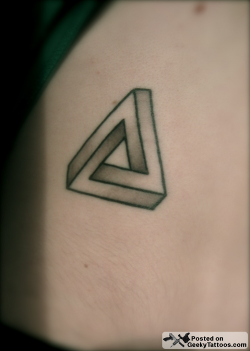 Penrose Triangle Tattoo · Reblogged 1 month ago from fucknotattoos