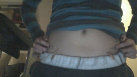 So yesterday I finally went to get my hips piecered at tattoo lous XD.