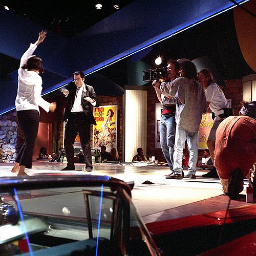 Filming Pulp Fiction