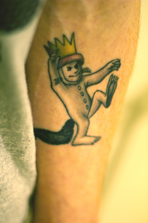 My tattoo of Max from Where the Wild Things Are.
