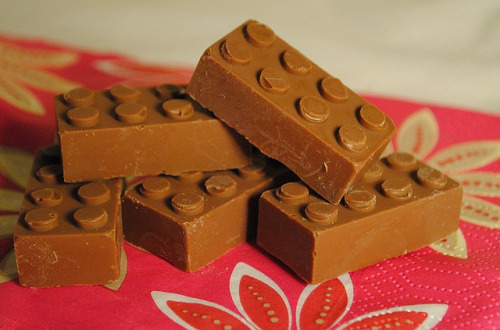 Chocolate lego blocks (by Heather Samuel)