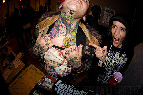 tags tattoo tattoos guy tattoo guy plugs neck