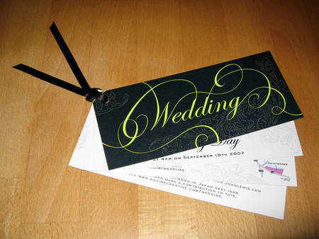 The front of invitation