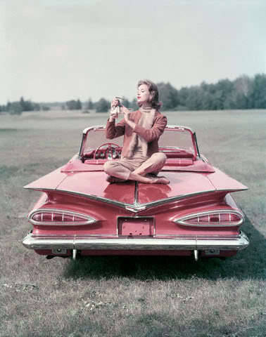 Tags 1950s 50s Car Fashion Photography Pink Vintage Beautiful Style
