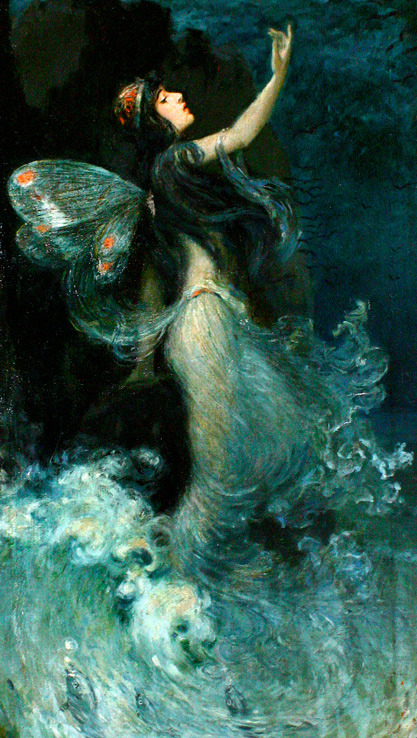 mothgirlwings:  “Metamorphosis of Beauty” by Paul Swan - (1907)   (Via Grapefruit Moon Gallery) 