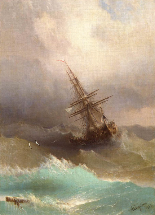 stormy sea ship. Ship in the Stormy Sea IVAN