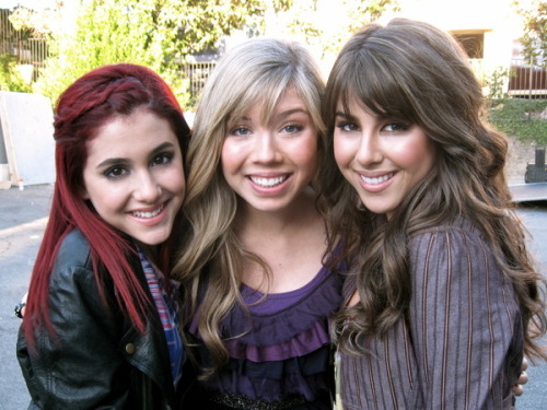 From Left To Right; Ariana Grande: Plays Cat in Victorious, and has played