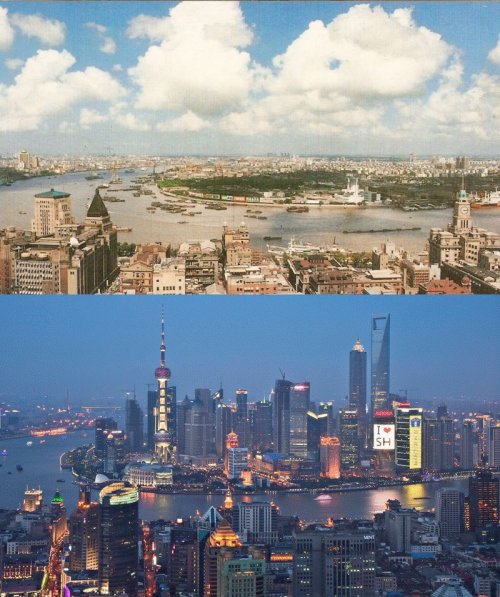 Shanghai 1990 vs. Shanghai 2010