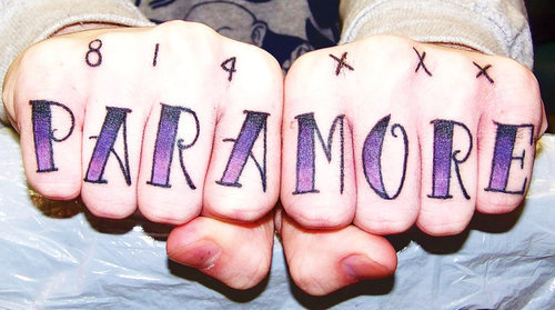 I want a Paramore tattoo 