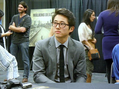 The Walking Dead marathon is on, let’s all admire Steven Yeun.