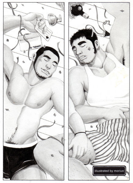 Japanese Gay Art Arrival of MORIUO's new work