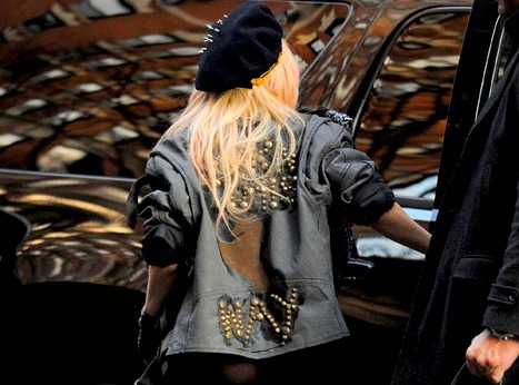 lady gaga born this way jacket. Gaga in NYC wearing her Born