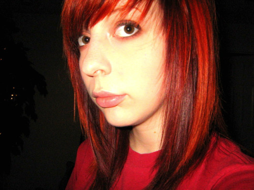 bright red hair photos. Photo. Just dyed my hair two