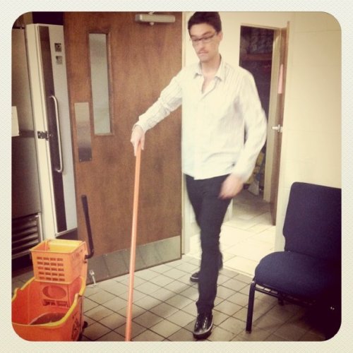 the janitor. (Taken with Instagram at Crossings Community Church)