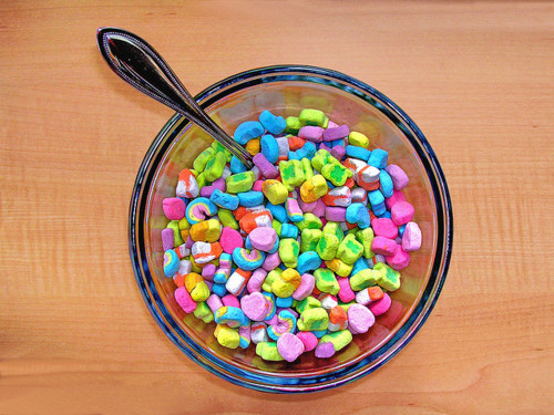 marshmallows in lucky charms. If I had Lucky Charms Iamp;#8217