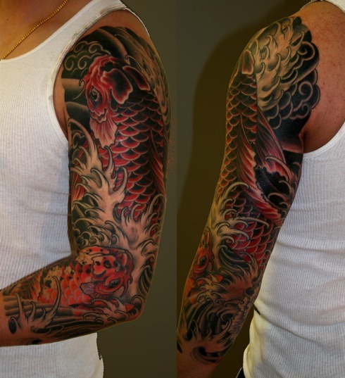 Koi Sleeve another inspiration Tagged tattoo
