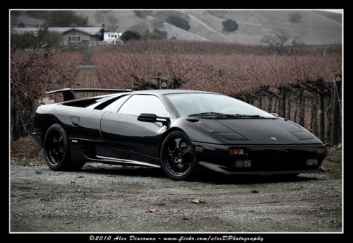 Lamborghini Diablo looking extra sinister March 11 2011