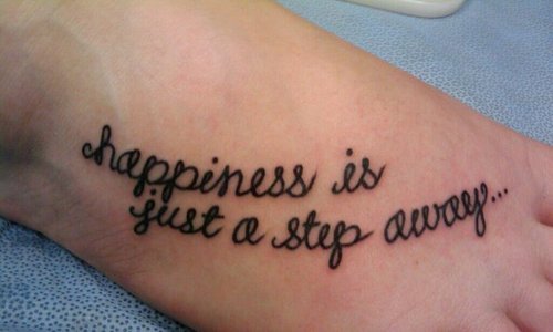Sexy Tattoo Quotes For People in Love Everyone wants to be happy