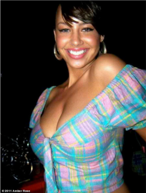 89 notes Amber Rose boobs tits smile eyes
