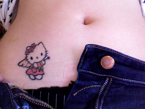 Hello Kitty Fairy Tattoo