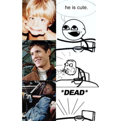  Então Jensen como é ser bonito a vida toda ?  