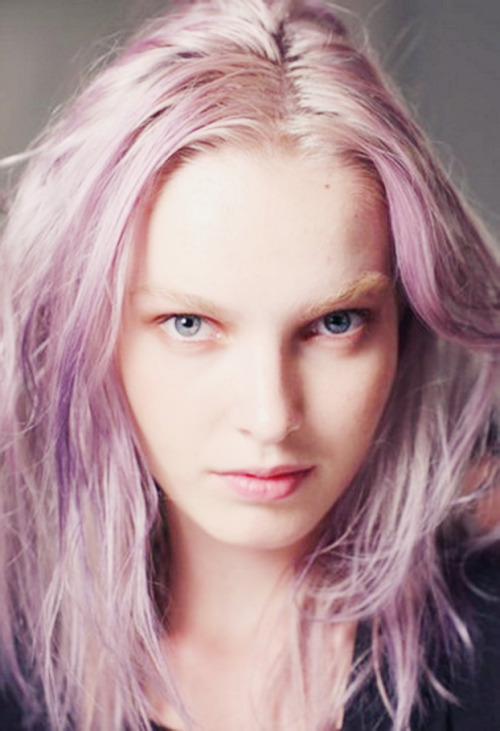 hair with purple. Dip+dye+hair+purple