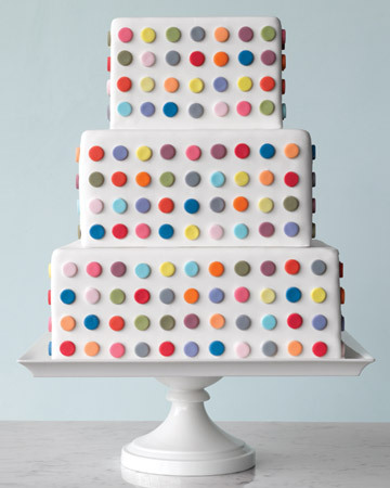 Posted 1 year ago Filed under polka dots rainbow wedding cake cake 