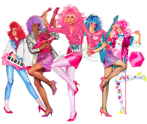jem and holograms makeup. I think Jem and Holograms are