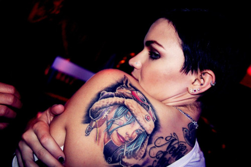 ruby rose tattoos. Ruby Rose's new tattoo 'Tank Girl'