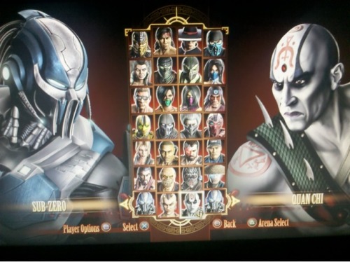 mortal kombat 9 characters select. Mortal Kombat (9) Characters