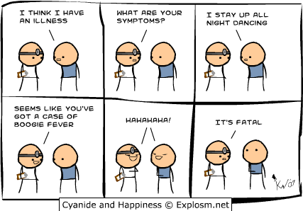 happiness and cyanide. as: happiness and cyanide.
