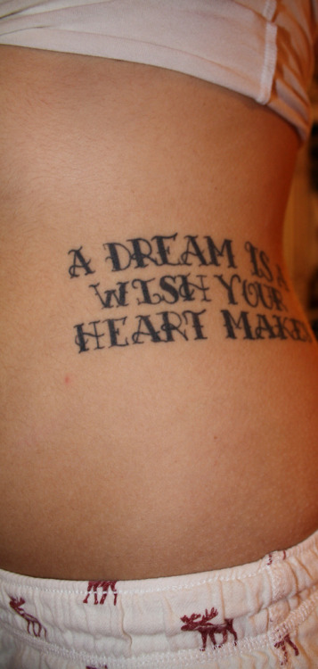 Disney quote tattoo ink disney tattoo