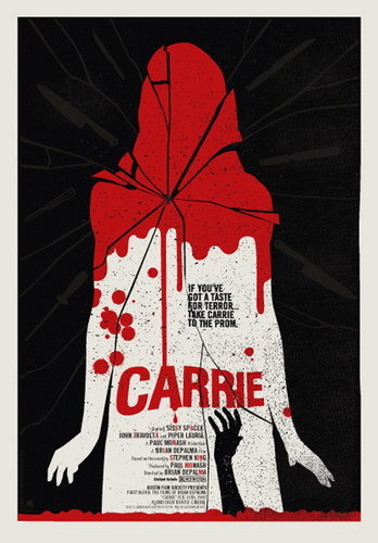 poster Carrie minimaliste