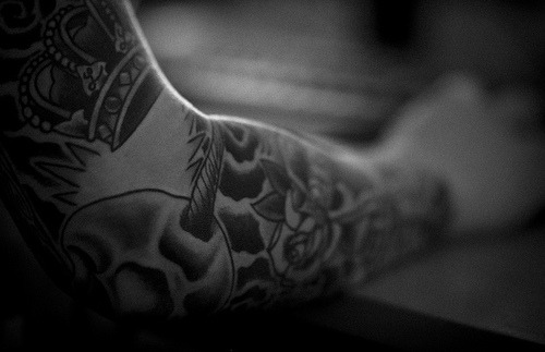  Black and White tattoo tattoos sleeves sleeve 30 notes