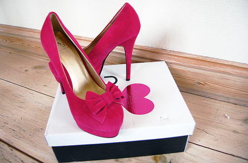 Pink shoes!