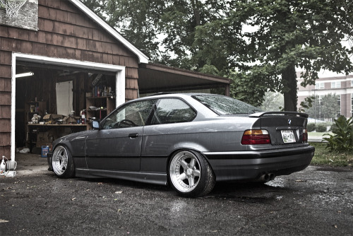BMW 3er Coupe E36 sitting on AC Schnitzer Type 1 wheels