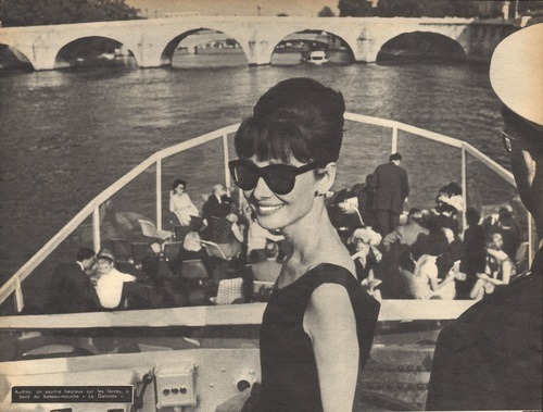 vogueandcoffee:

A fabulous shot of Audrey.  Charming.
