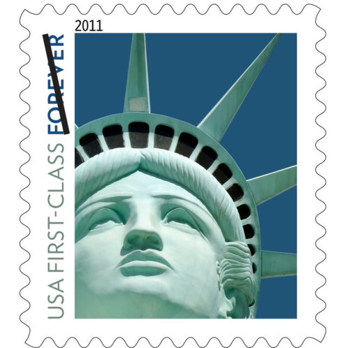 stamp statue of liberty las vegas. job. Photo of Statue of