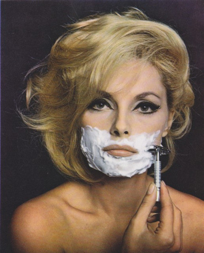 Italian actress Virna Lisi pouts for JeanPaul Goude this shot was rejected 